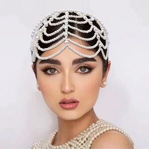 NWT Vintage-Inspired Pearl Bridal Headpiece 💗💗✨✨